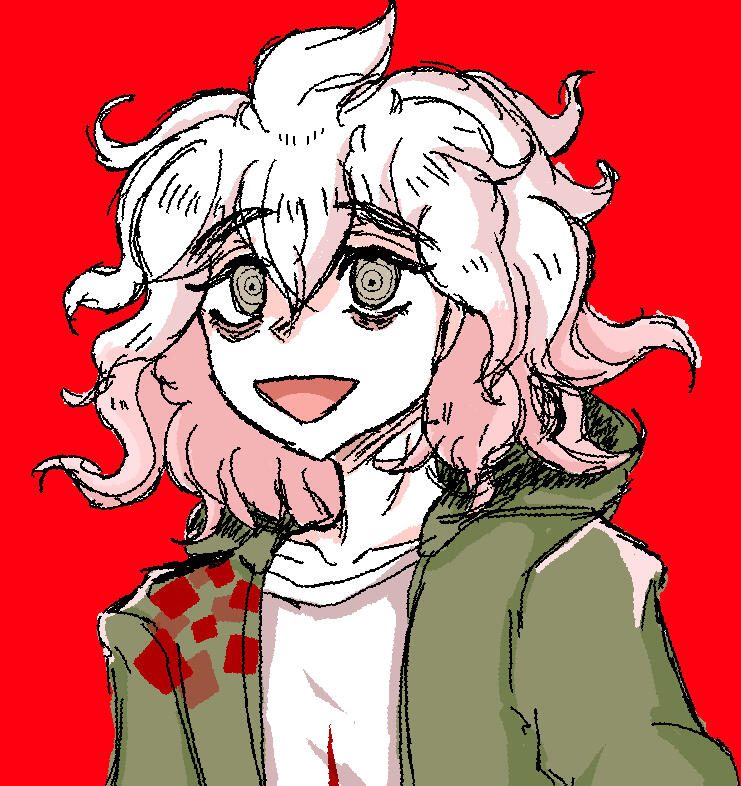 komaeda (hello charlotte style)