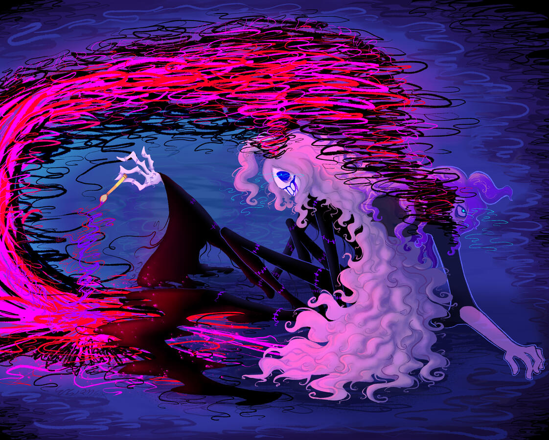 colors from ruins past the ribcage